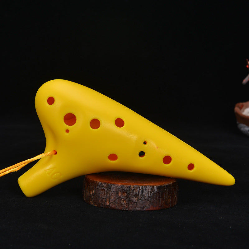 Blue Twelve Hole Resin Ocarina