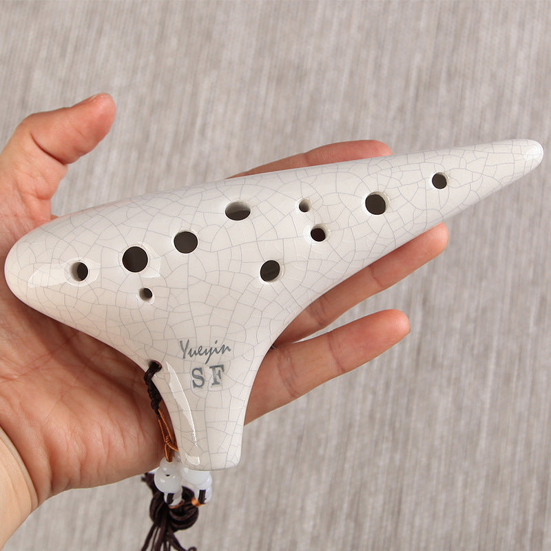 Ivory - 12 Hole Ocarina Soprano F