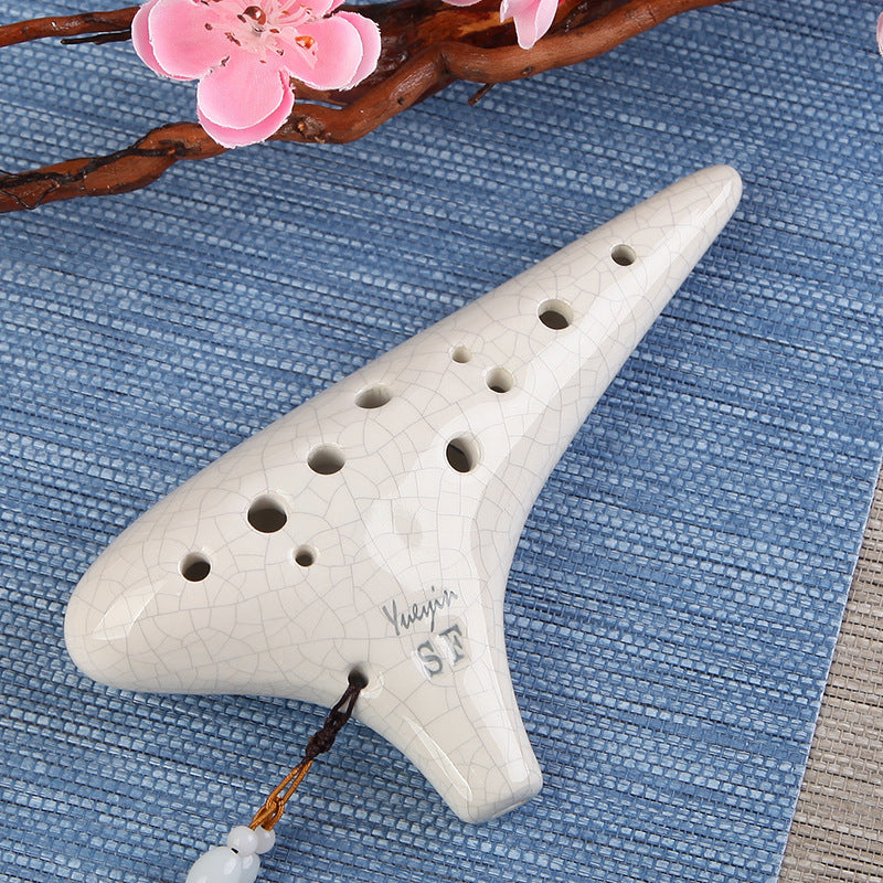 Ivory - 12 Hole Ocarina Soprano F