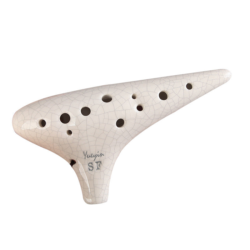 Ivory - 12 Hole Ocarina Soprano F