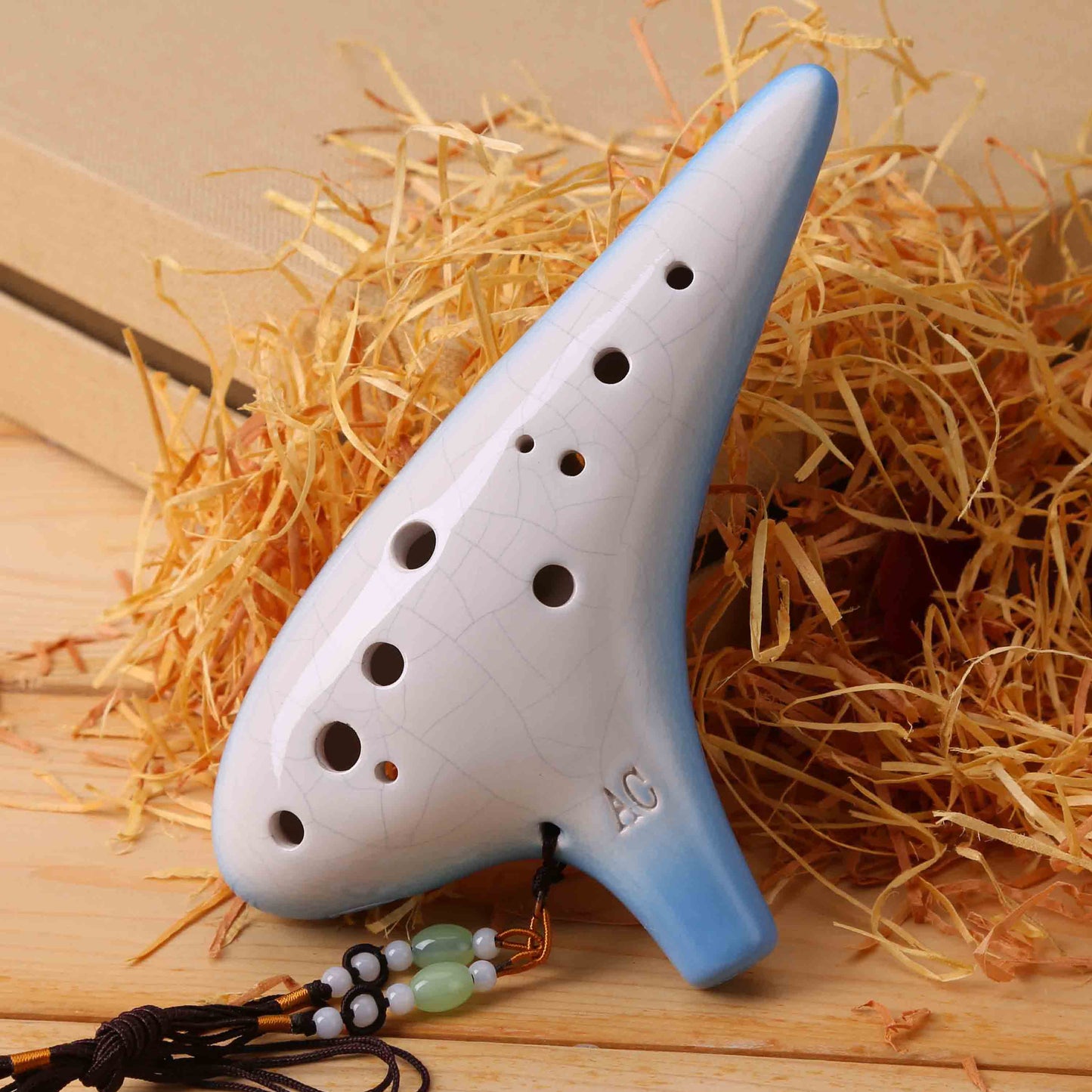 Smoked 12-hole AC Performance Ocarina