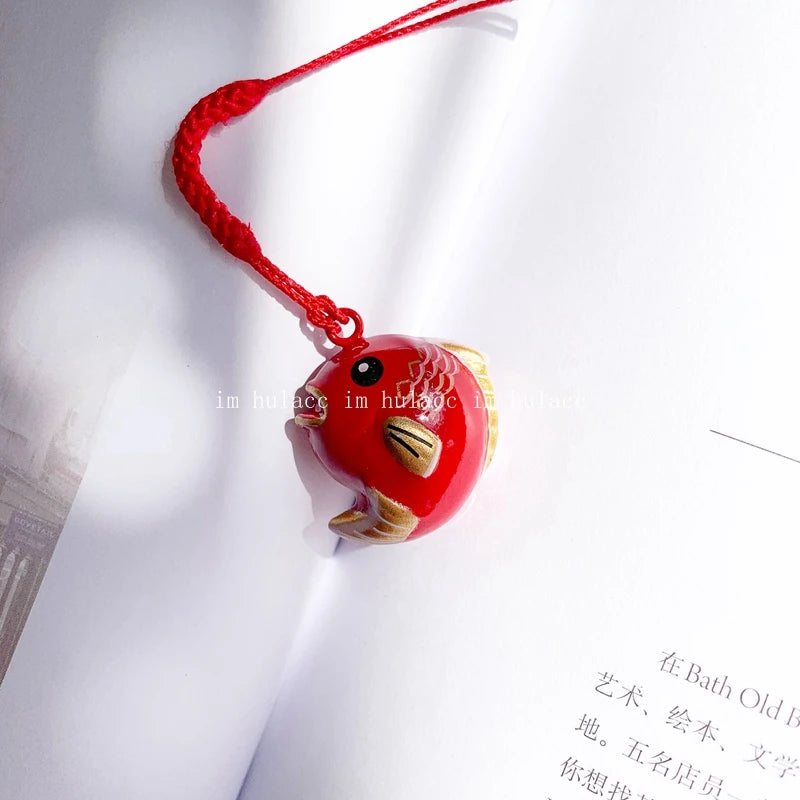 Lucky Koi Bell Pendant