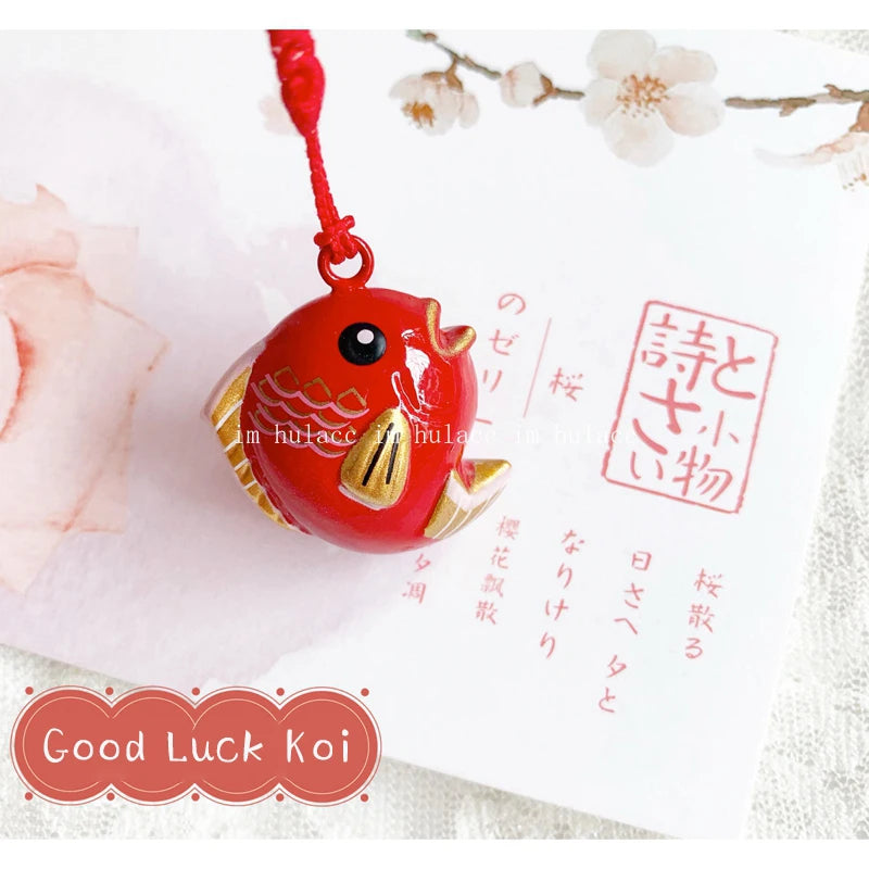 Lucky Koi Bell Pendant