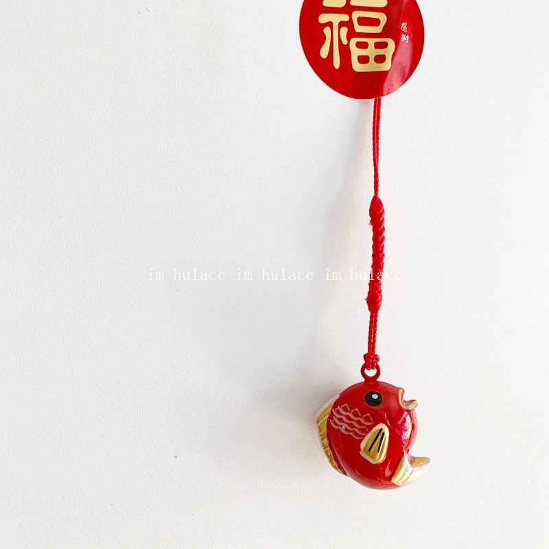 Lucky Koi Bell Pendant